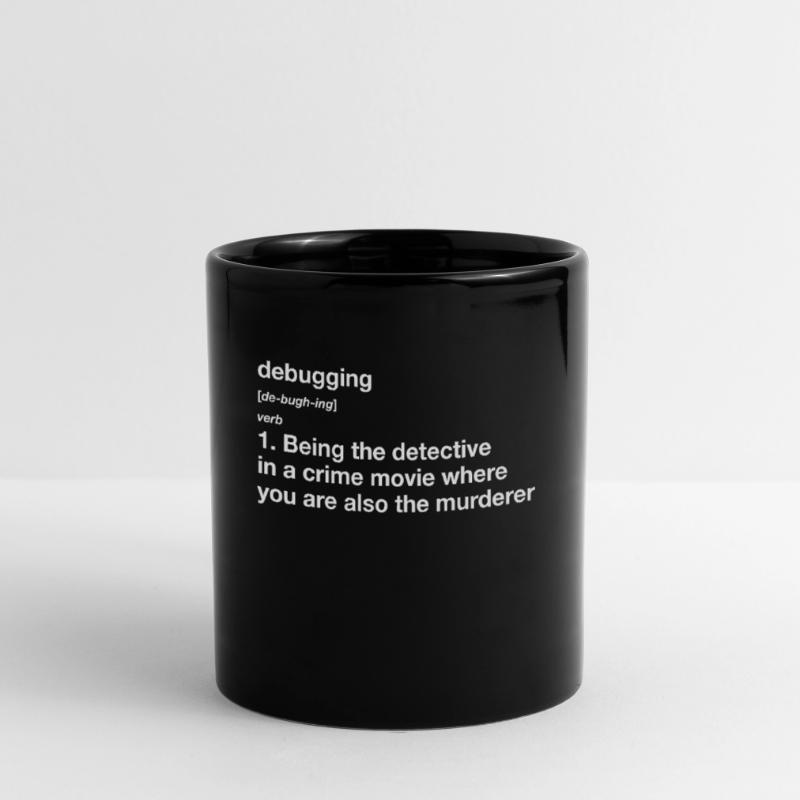 Debugging Definition Tasse einfarbig