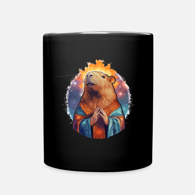 Cabybara Jésus - Mug uni - noir