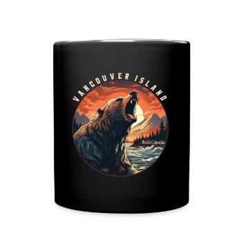 VANCOUVER ISLAND - Full Colour Mug - black - Front