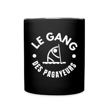 paddle, fan de paddle, pagayeur, stand up - Mug uni - noir - Devant