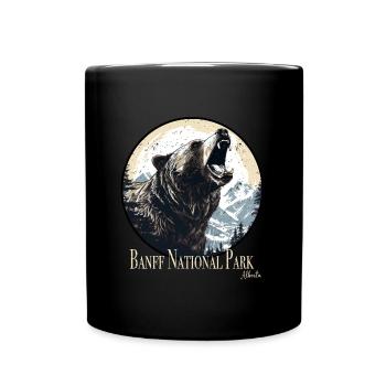 Parc national Banff - Mug uni - noir - Devant