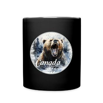 Canada British Columbia - Tasse einfarbig - Schwarz - Vorne