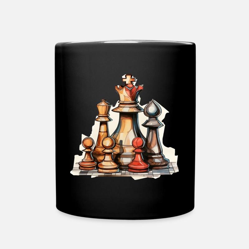 Échecs - Mug uni - noir