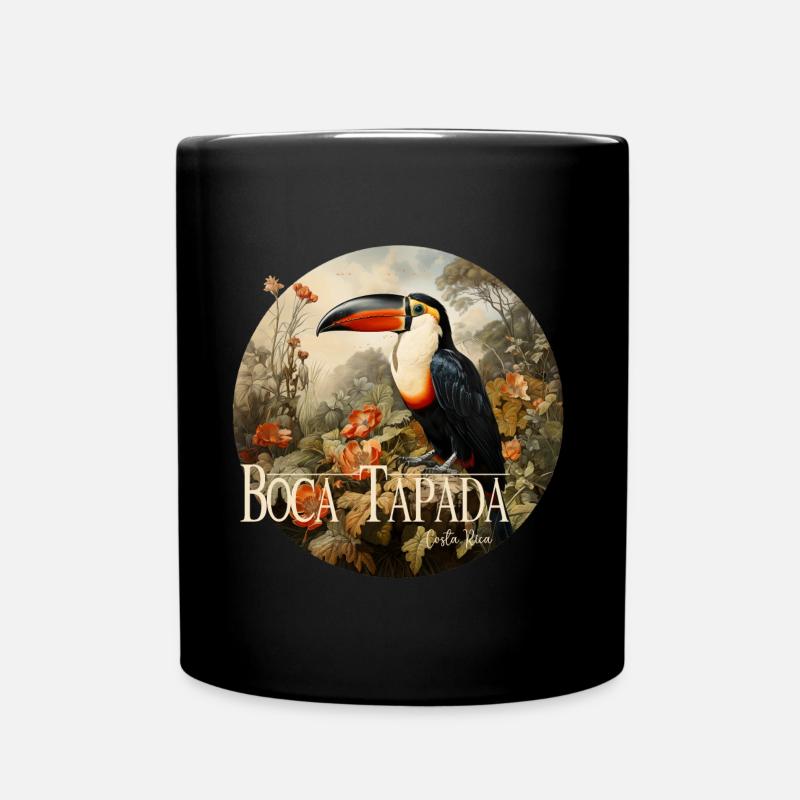 Boca Tapada Costa Rica Toucan - Tasse einfarbig - Schwarz