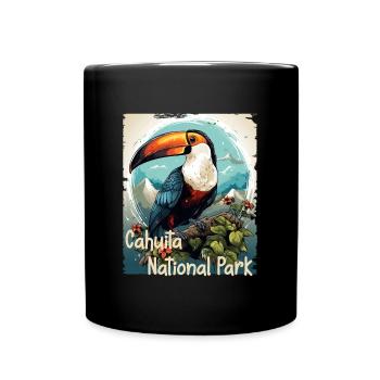 Cahuita National Park Toucan - Full Colour Mug - black - Front