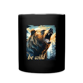 Be Wild - Full Colour Mug - black - Front