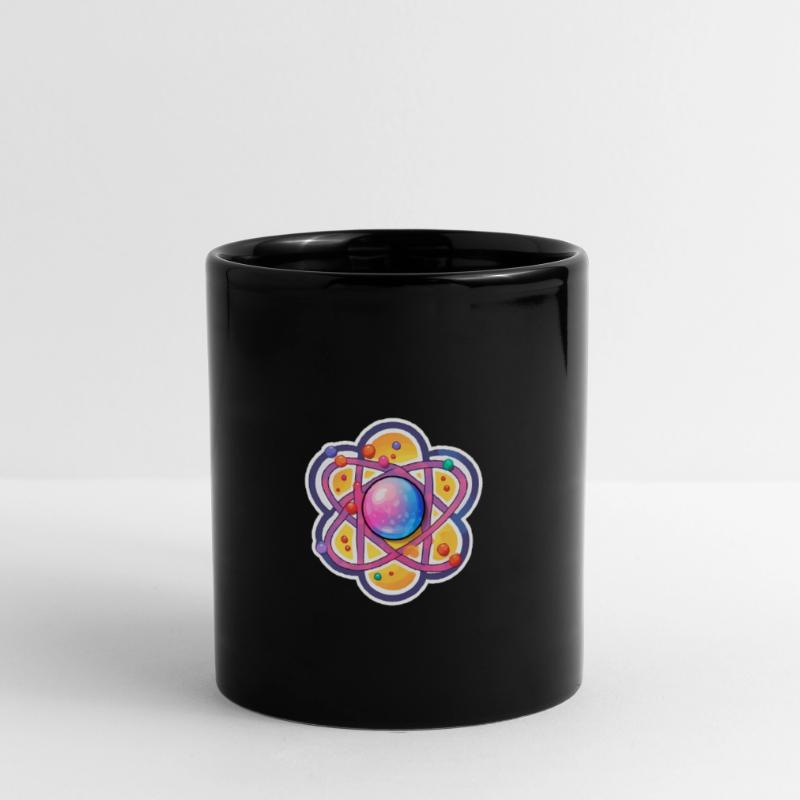 Atom Physics Nerd Atomic Model Full Colour Mug