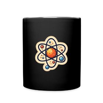 Atom Physics Nerd Atomic Model - Mug uni - noir - Devant