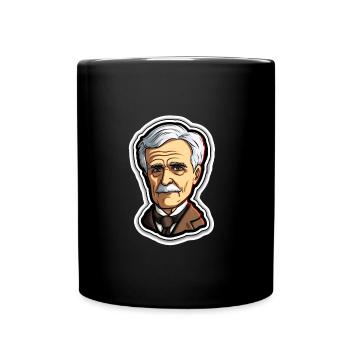 Eddison Light Bulb Physics Electrical Engineering - Full Colour Mug - black - Front