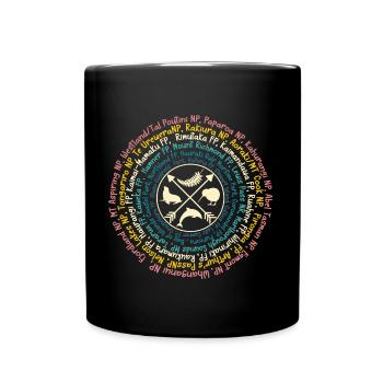 Parcs nationaux Nouvelle-Zélande en couleur - Mug uni - noir - Devant