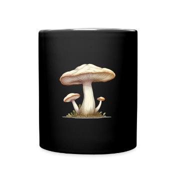 Collecte de champignons - Mug uni - noir - Devant