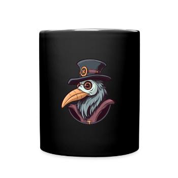 Pestdoktor Doktor Arzt - Tasse einfarbig - Schwarz - Vorne