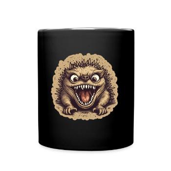 Hedgehog Halloween Horror - Full Colour Mug - black - Front