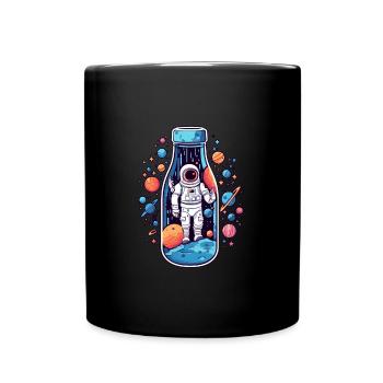Astronaute de la Voie lactée - Mug uni - noir - Devant