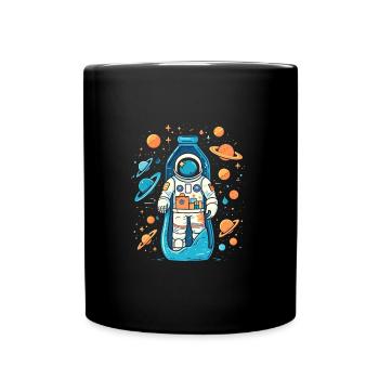 Astronaute de la Voie lactée - Mug uni - noir - Devant