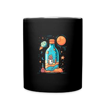 Astronaute de la Voie lactée - Mug uni - noir - Devant