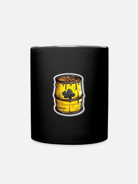 Atommüllfass - Tasse einfarbig - Schwarz