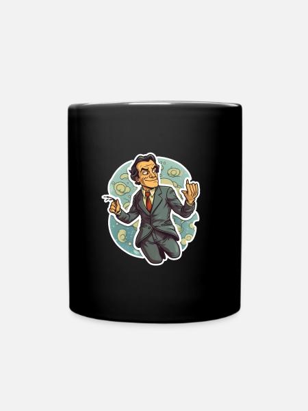 Richard Feynman - Full Colour Mug - black