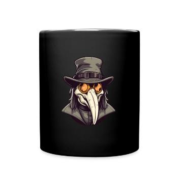 Pestdoktor Doktor Arzt - Tasse einfarbig - Schwarz - Vorne