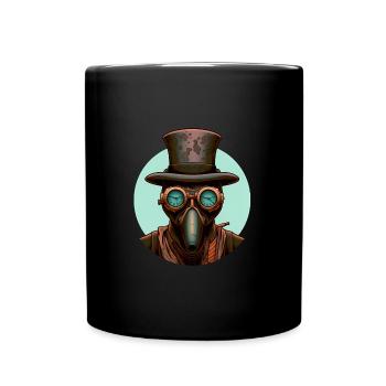 Pestdoktor Doktor Arzt - Tasse einfarbig - Schwarz - Vorne
