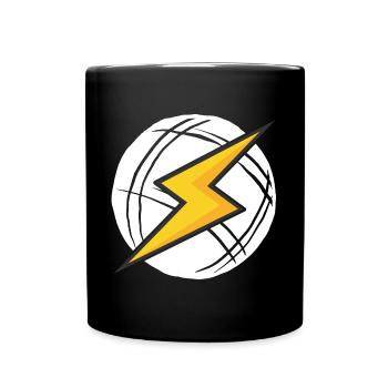 Boule Power! Bouler Outfit Boule Kugeln Petanque - Tasse einfarbig - Schwarz - Vorne