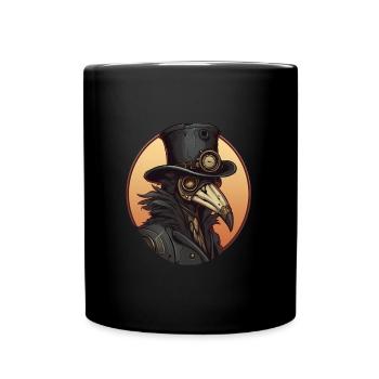 Pestdoktor Doktor Arzt - Tasse einfarbig - Schwarz - Vorne