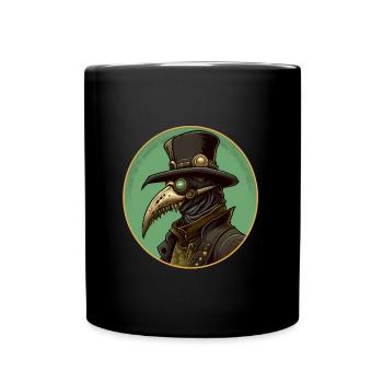 Pestdoktor Doktor Arzt - Tasse einfarbig - Schwarz - Vorne