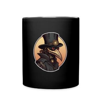 Pestdoktor Doktor Arzt - Tasse einfarbig - Schwarz - Vorne