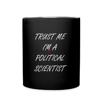 Political scientist - Full Colour Mug - black - Front