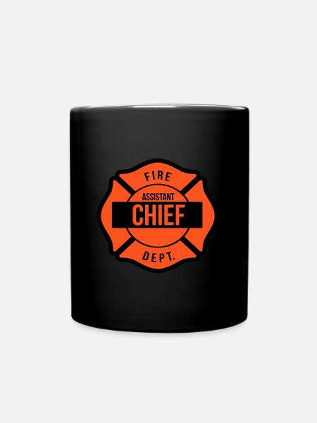 Deputy Fire Chief - Full Colour Mug - black