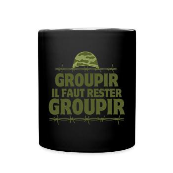 la 7ème compagnie, la septième compagnie - Mug uni - noir - Devant