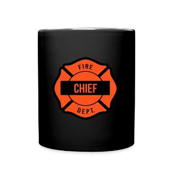 Échelle de commandant de la brigade de pompiers - Mug uni - noir - Devant