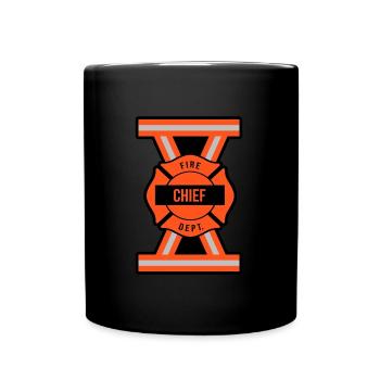 Échelle de commandant de la brigade de pompiers - Mug uni - noir - Devant