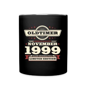 24e anniversaire voiture classique novembre vintage 1999 - Mug uni - noir - Devant