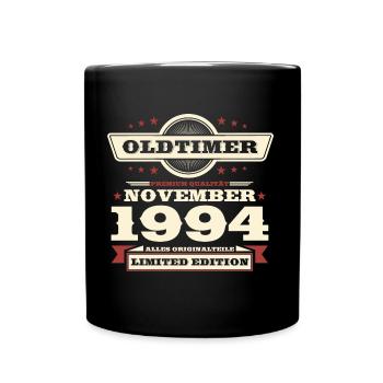 29th Birthday Classic Car November Vintage 1994 - Full Colour Mug - black - Front