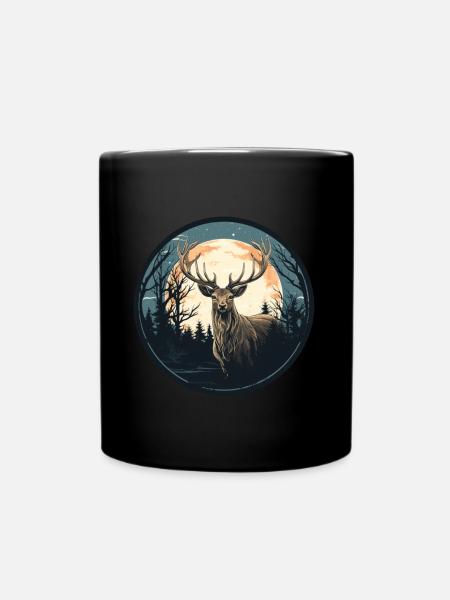 Cerf Nature - Mug uni - noir