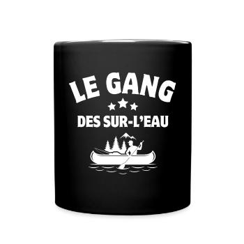 kayak, canoë-kayak, kayakiste - Mug uni - noir - Devant