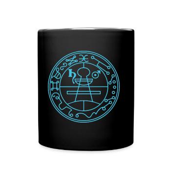 Sceau secret Salomon Magie, Occultisme, Amulette - Mug uni - noir - Devant