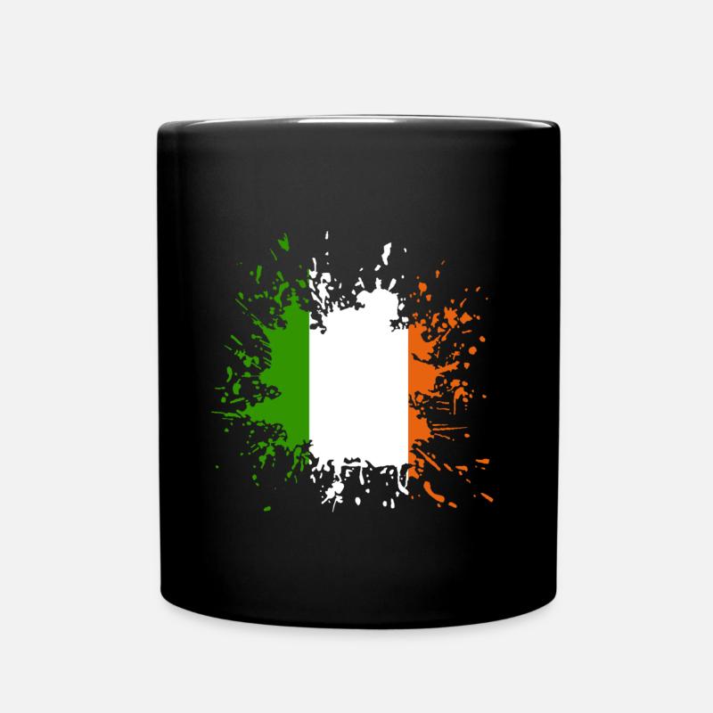 Ireland Irland - Tasse einfarbig - Schwarz