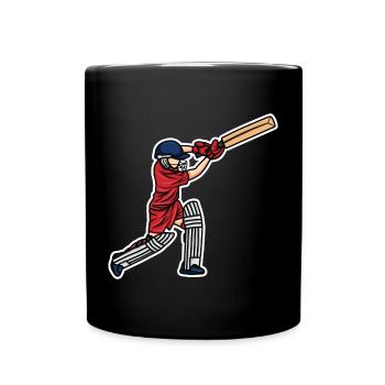 Cricket Kid - Full Colour Mug - black - Front