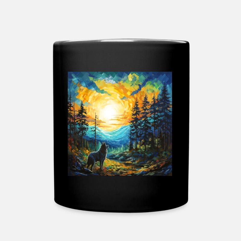 Wild Symphony - Full Colour Mug - black