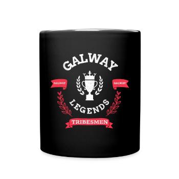 Galway Legends Tribesmen, Ireland - Full Colour Mug - black - Front