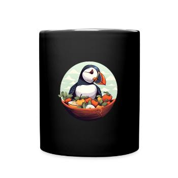Puffin - Full Colour Mug - black - Front