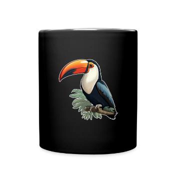 Toucan Exotic Bird - Full Colour Mug - black - Front