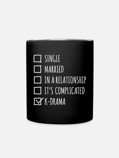 Single married in a relationship k-drama - Mug uni - noir