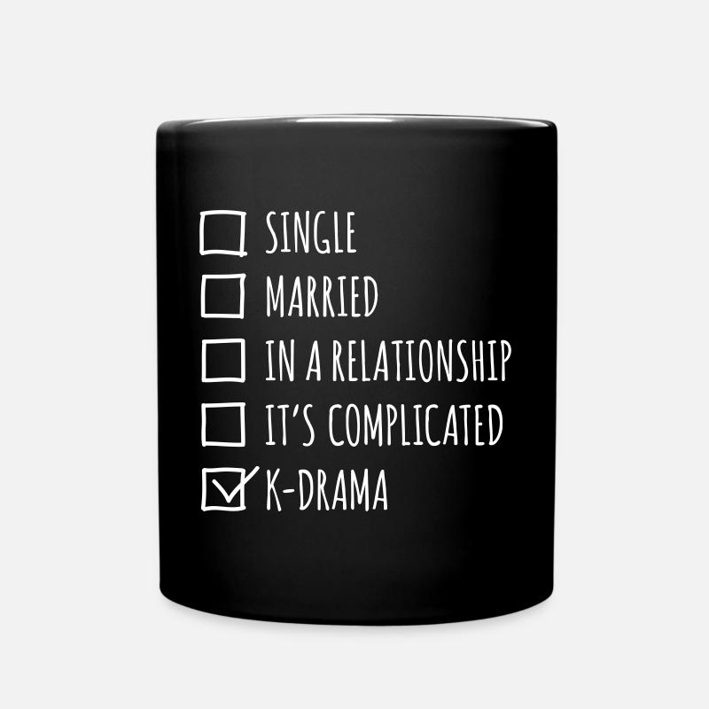 Single married in a relationship k-drama - Mug uni - noir