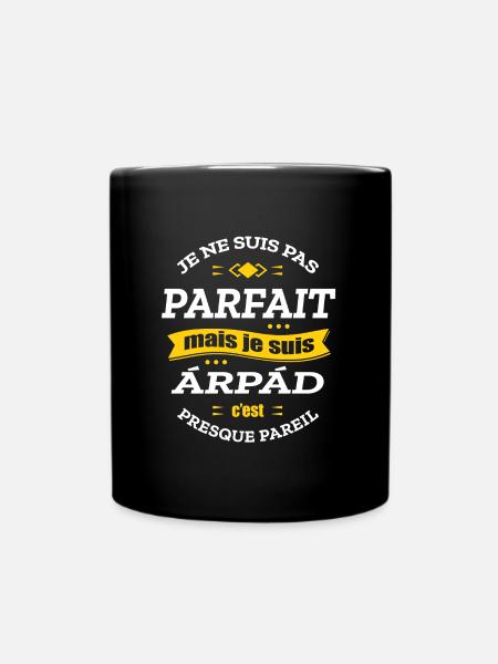 ÁRPÁD PARFAIT - PRENOM ÁRPÁD - Mug uni - noir