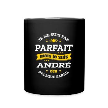 ANDRÉ PARFAIT - PRENOM ANDRÉ - Mug uni - noir - Devant
