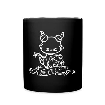 Are you sure RPG GAME - Full Colour Mug - black - Front