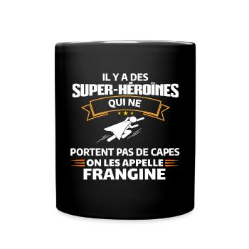 Super-Héroïne Frangine T-Shirt Empowerment - Mug uni - noir - Devant